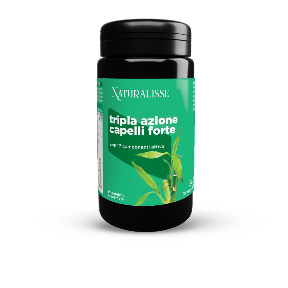 QVC Naturalisse Tripla Azione Capelli Forte Integratore alimentare (60cpr)