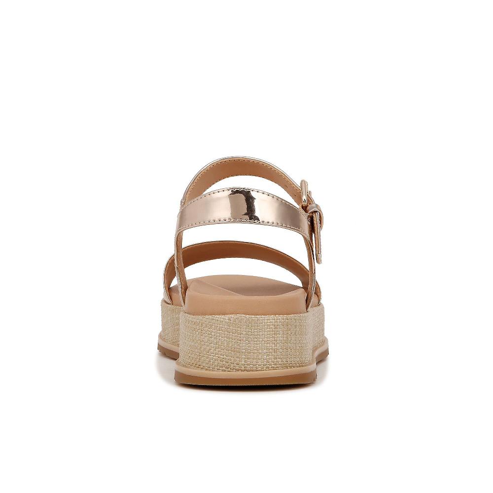 QVC Naturalizer Sandali A Fascia Con Soletta Contour+ Zeppa 4 Cm