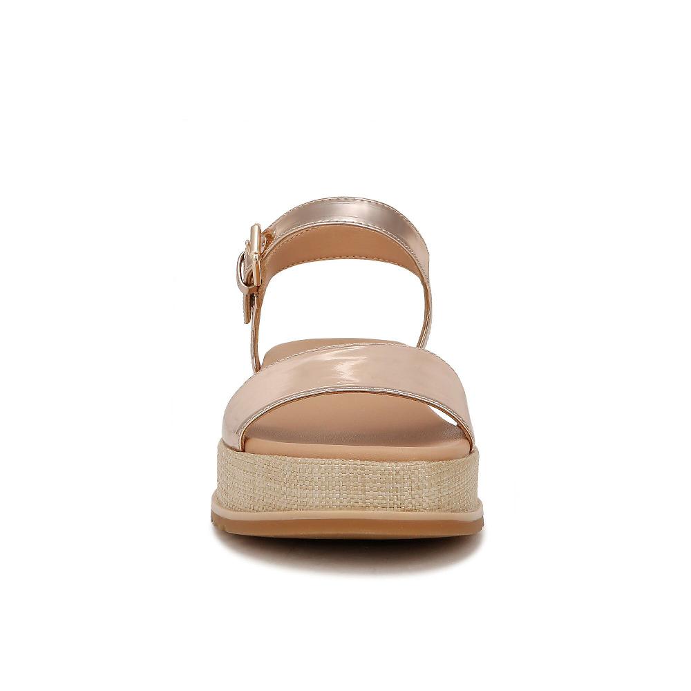 QVC Naturalizer Sandali A Fascia Con Soletta Contour+ Zeppa 4 Cm