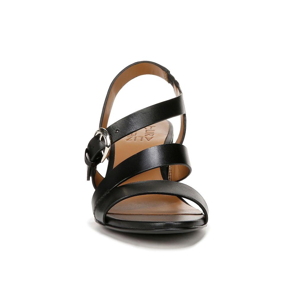 QVC Naturalizer Sandali In Pelle Con Fasce E Tacco 7cm