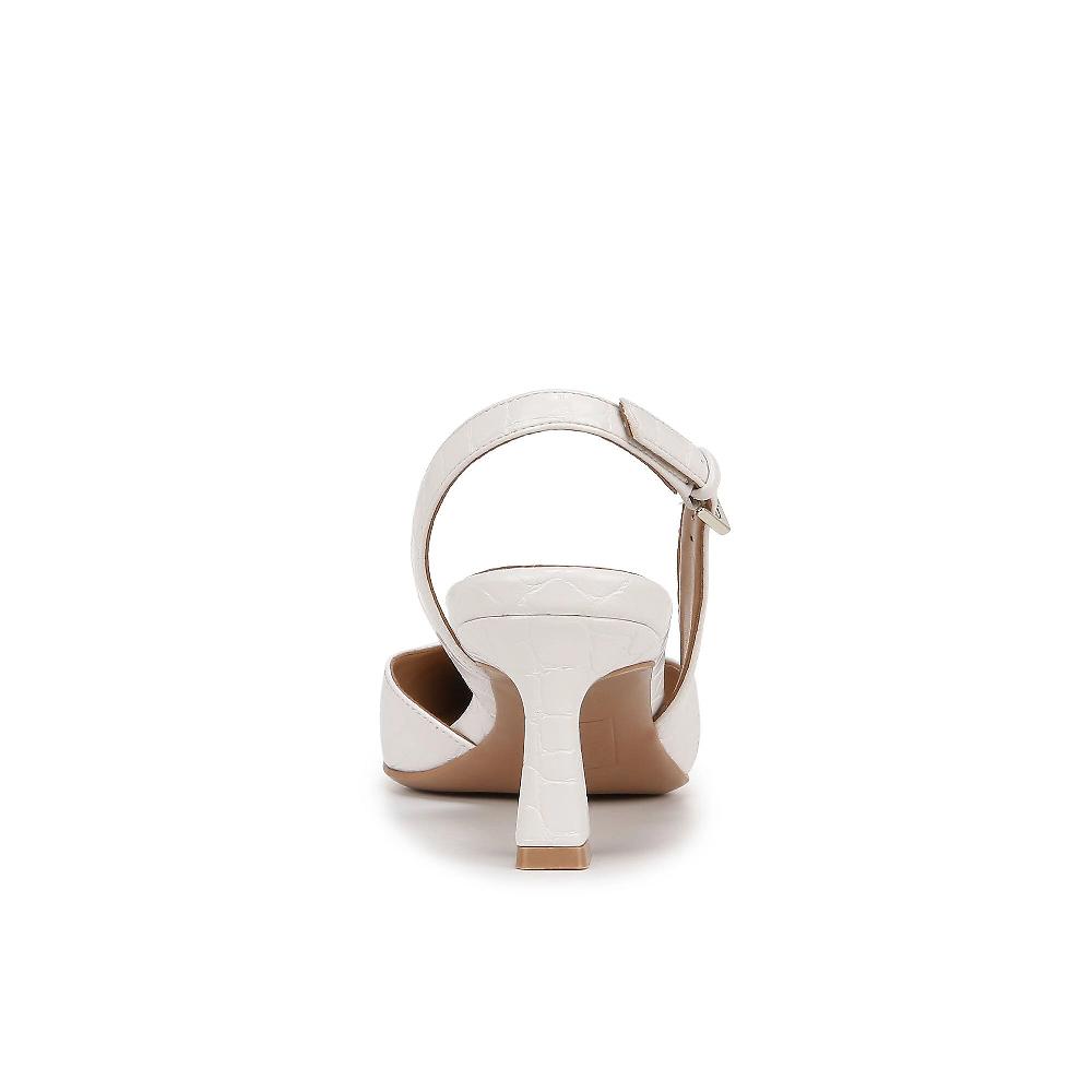 QVC Naturalizer Slingback In Pelle Effetto Cocco Tacco 6 5 Cm