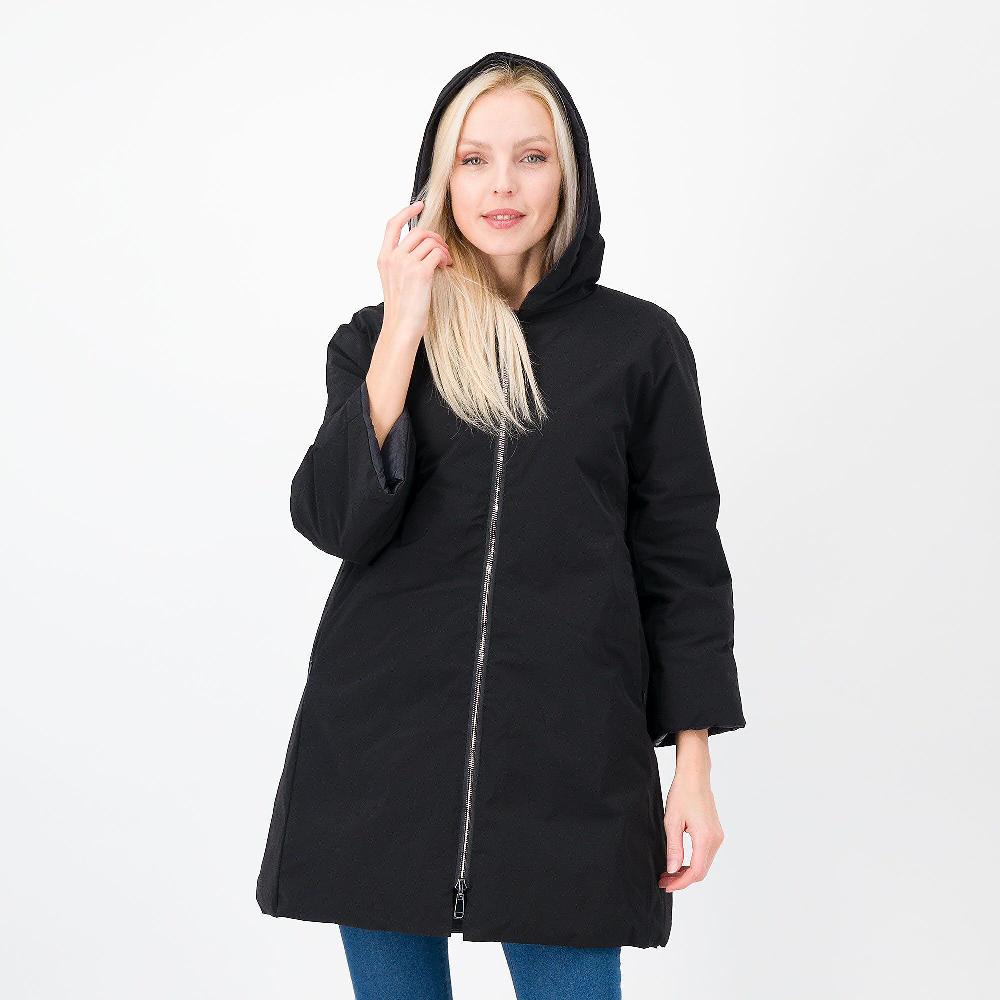 QVC Neropale Giacca Reversibile Con Cappuccio E Zip