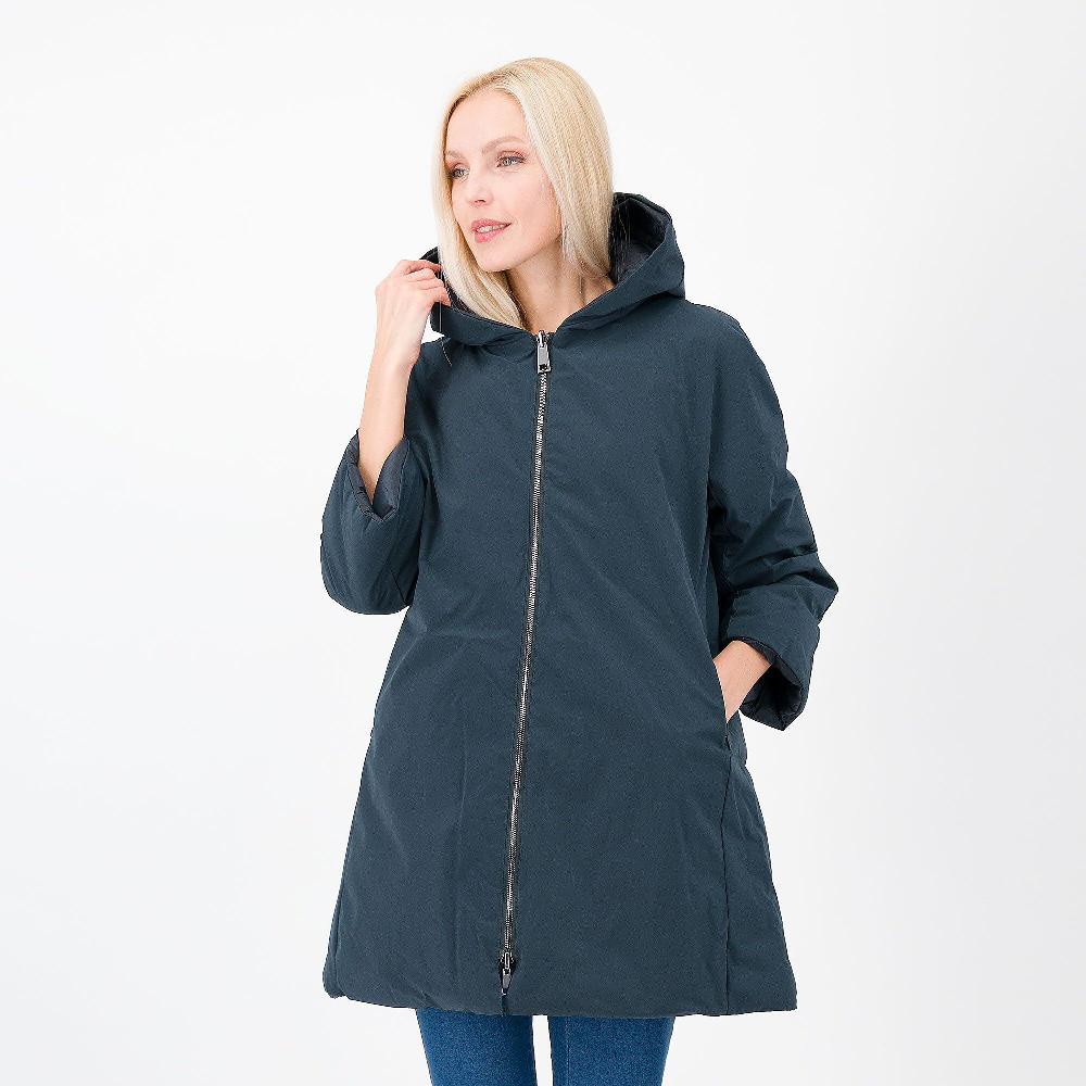 QVC Neropale Giacca reversibile con cappuccio e zip