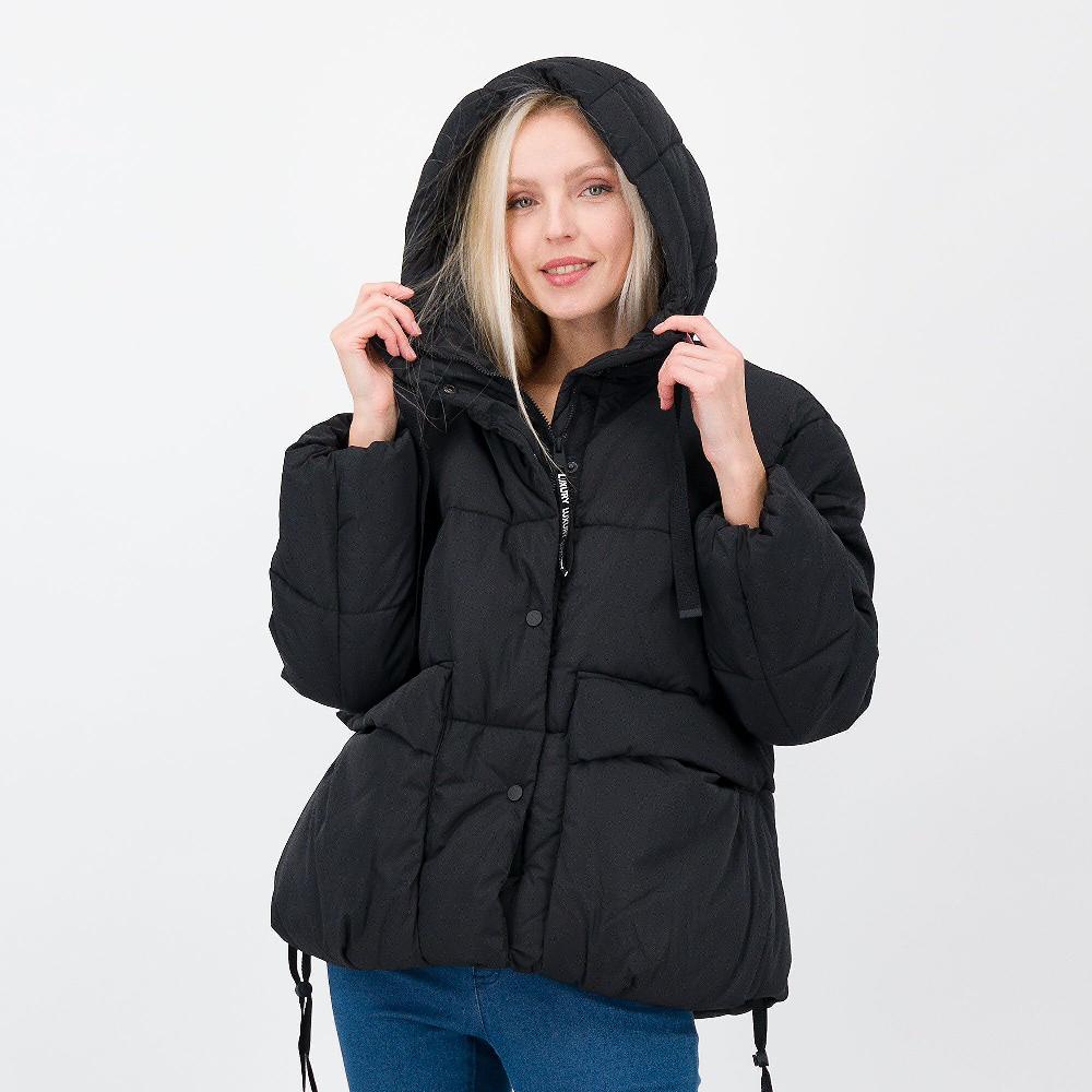 QVC Neropale Piumino Effetto Puffy Con Tasconi E Cappuccio