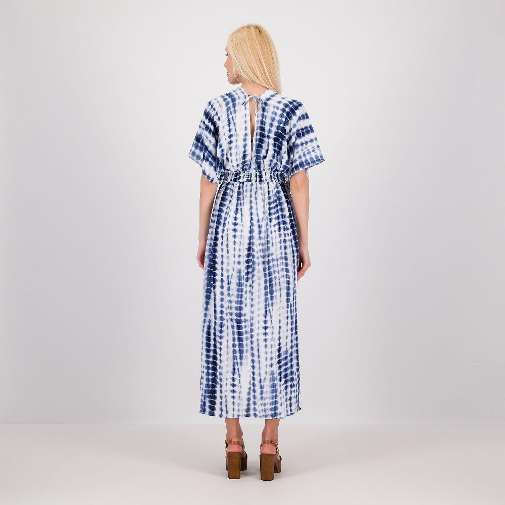 QVC Nina Leonard Abito In Tessuto Fantasia Con Doppio Top