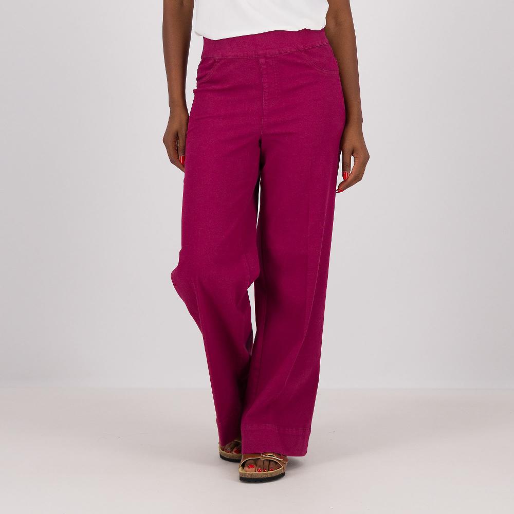 QVC Nina Leonard Jeans a gamba larga con elastico anche Petite