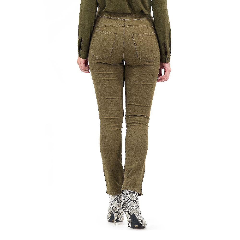 QVC Nina Leonard Jeans Alla Caviglia Con Elastico In Vita