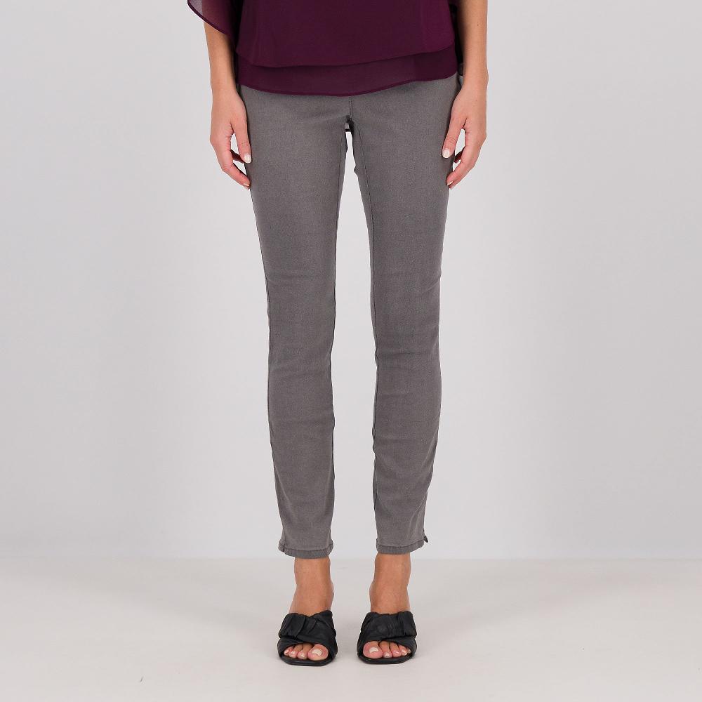 QVC Nina Leonard Jeans alla caviglia con elastico in vita