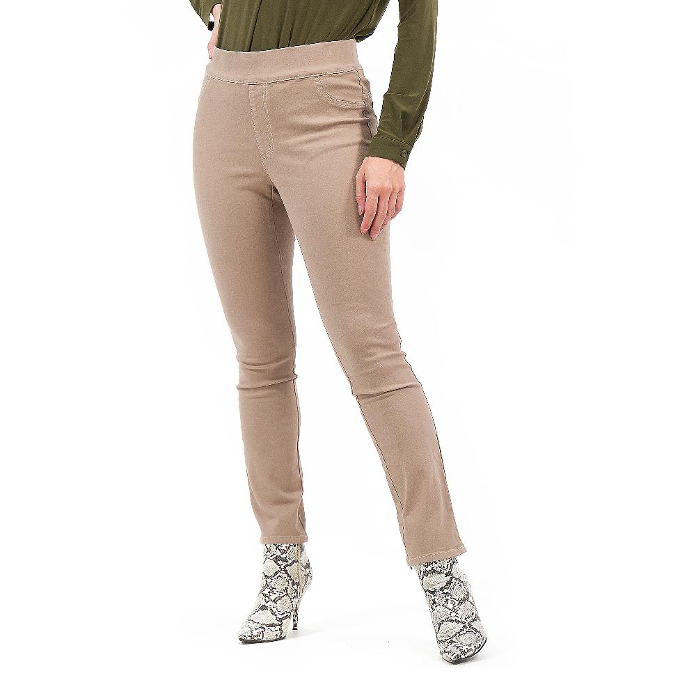 QVC Nina Leonard Jeans super stretch con tasche applicate dietro Spacchetti al fondo