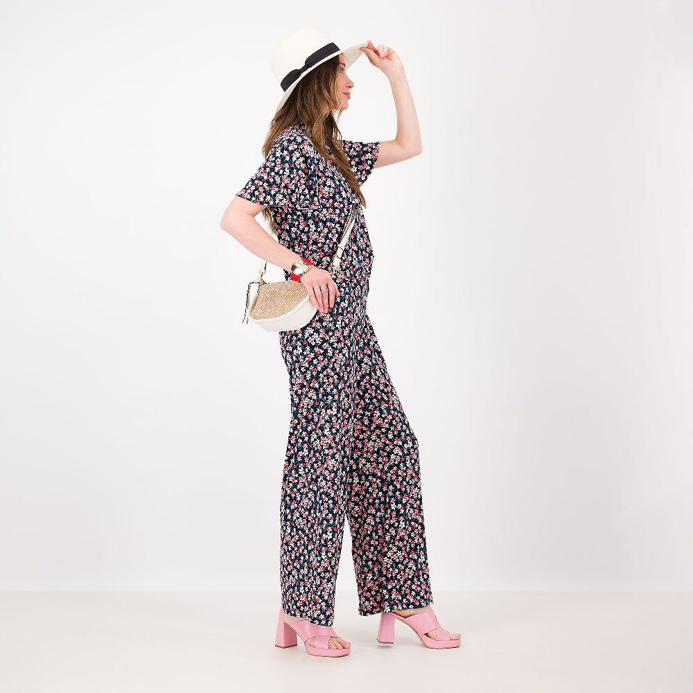 QVC Nina Leonard Maglia In Jersey Fantasia Con Rouches