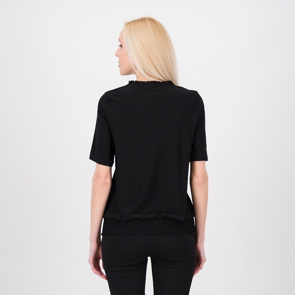 QVC Nina Leonard Maglia In Jersey Opaco Con Scollo A V