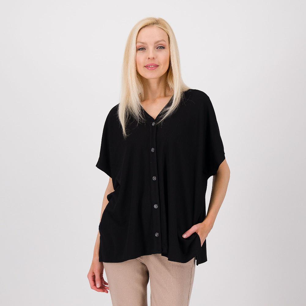 QVC Nina Leonard Maglia in misto viscosa linea a scatola