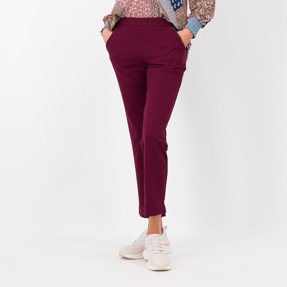 QVC Nina Leonard Pantaloni a gamba dritta in maglia stretch