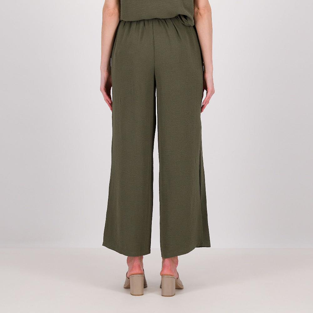 QVC Nina Leonard Pantaloni A Gamba Larga Con Elastico In Vita E Passamaneria