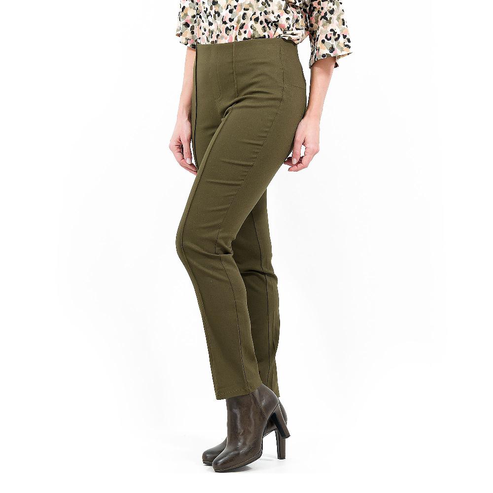 QVC Nina Leonard Pantaloni a sigaretta in tessuto stretch