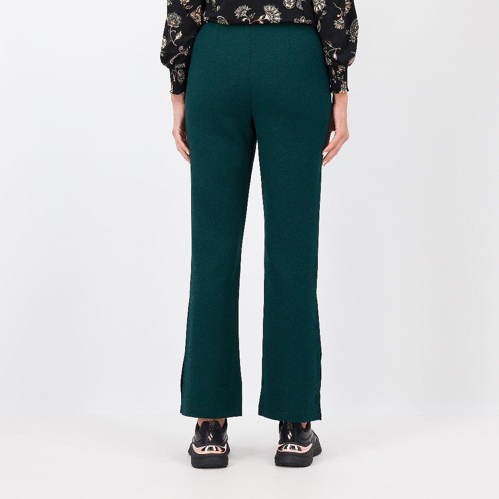 QVC Nina Leonard Pantaloni A Zampa Con Bottoni Al Fondo