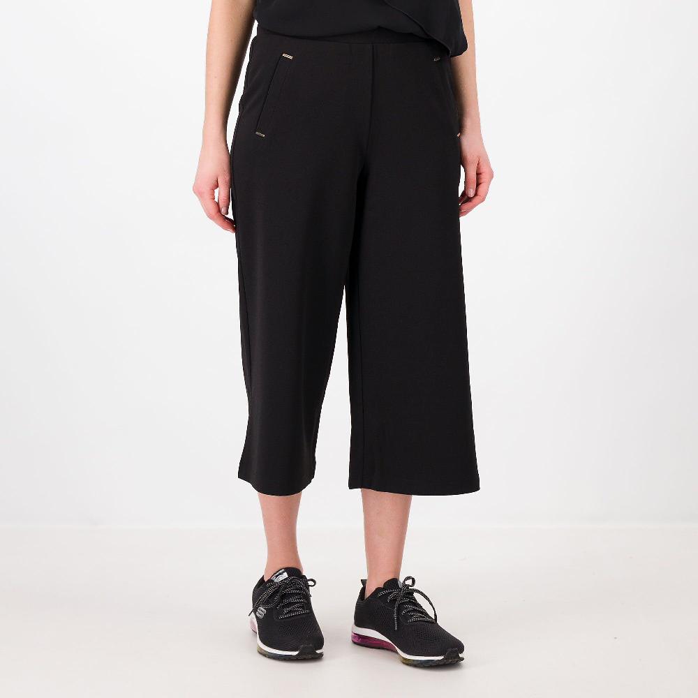 QVC Nina Leonard Pantaloni cropped in scuba crépe stretch