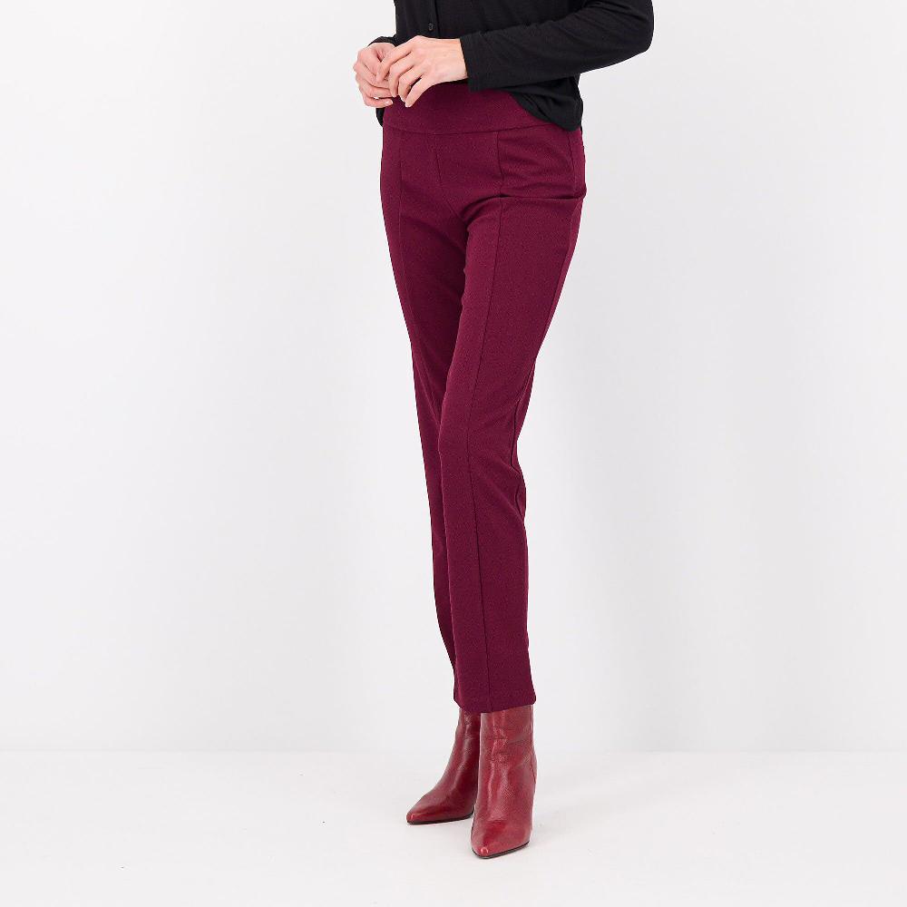 QVC Nina Leonard Pantaloni dritti in scuba crépe stretch anche Petite