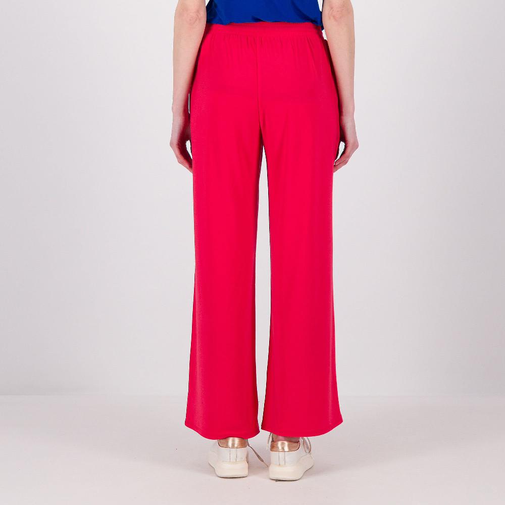 QVC Nina Leonard Pantaloni Gamba Larga Con Elastico In Vita E Coulisse
