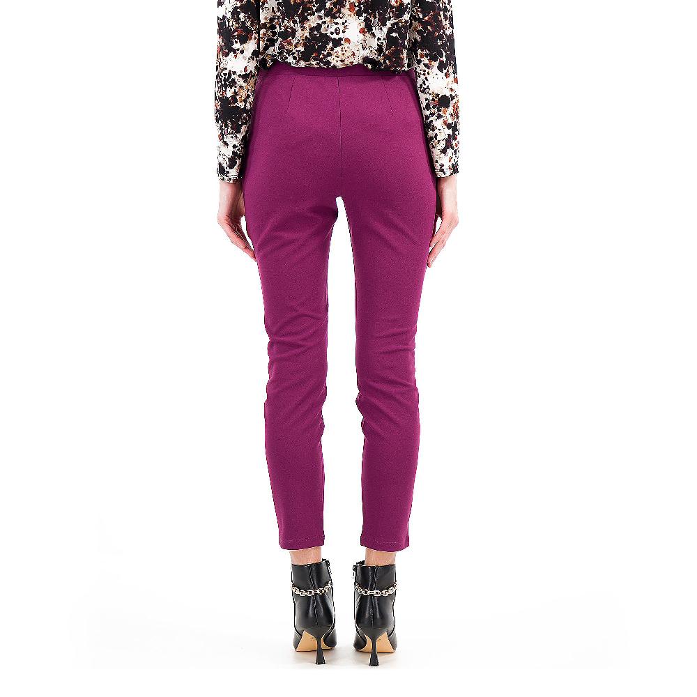 QVC Nina Leonard Pantaloni Lunghi A Gamba Stretta Regular O Petite