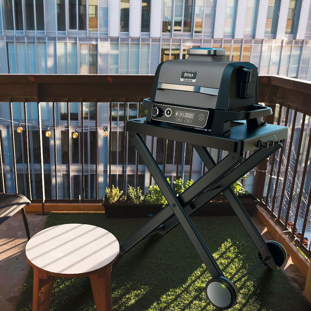 QVC Ninja Barbecue elettrico con affumicatore e friggitrice ad aria