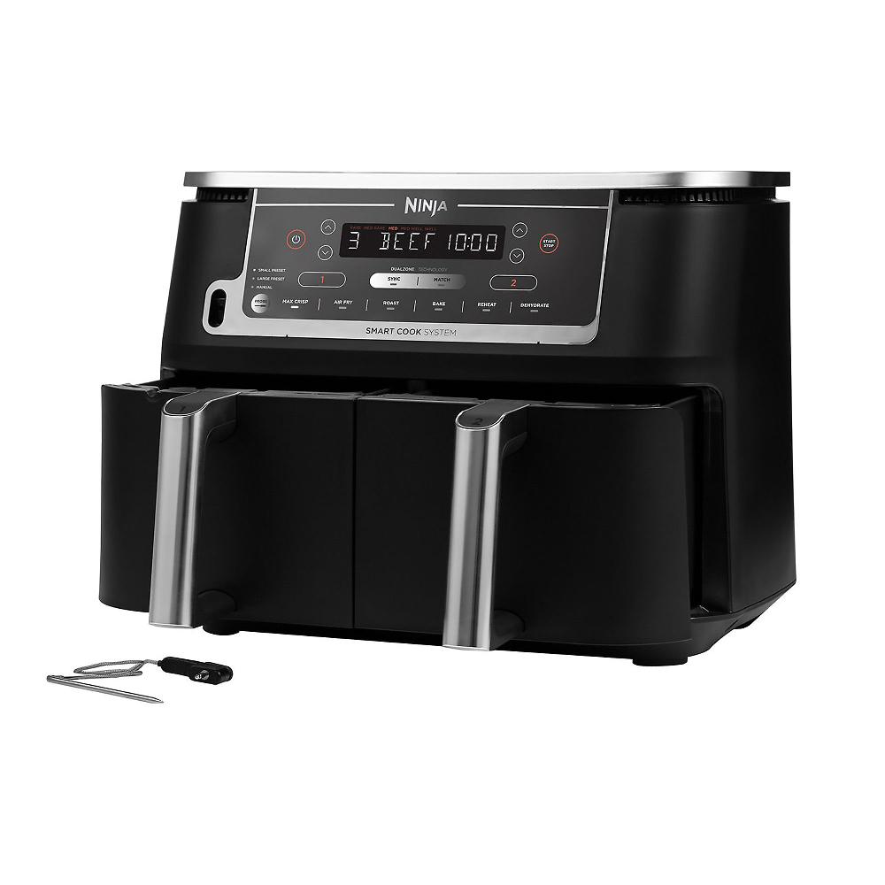QVC Ninja Friggitrice Ad Aria Con 2 Cestelli Dual Zone