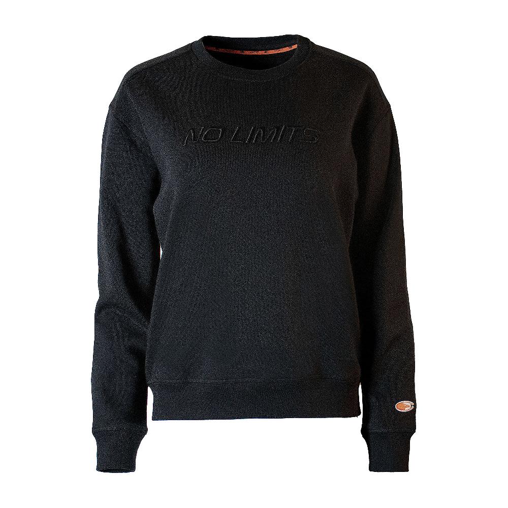 QVC No Limits Felpa Girocollo In Misto Cotone Con Inserti In Costa