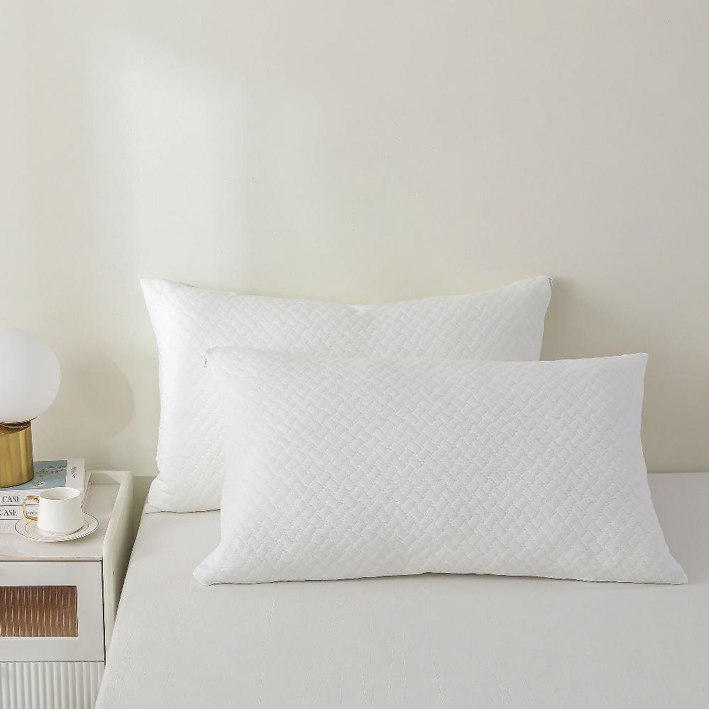 QVC Nuage Argenté 2 Copriguanciali In Tessuto Antibatterico