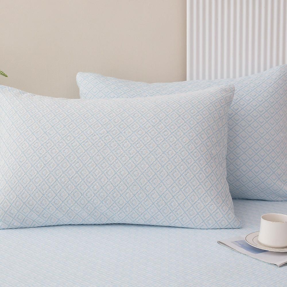 QVC Nuage Argenté Set 2 Copriguanciali Fresh In Microfibra 50x80cm