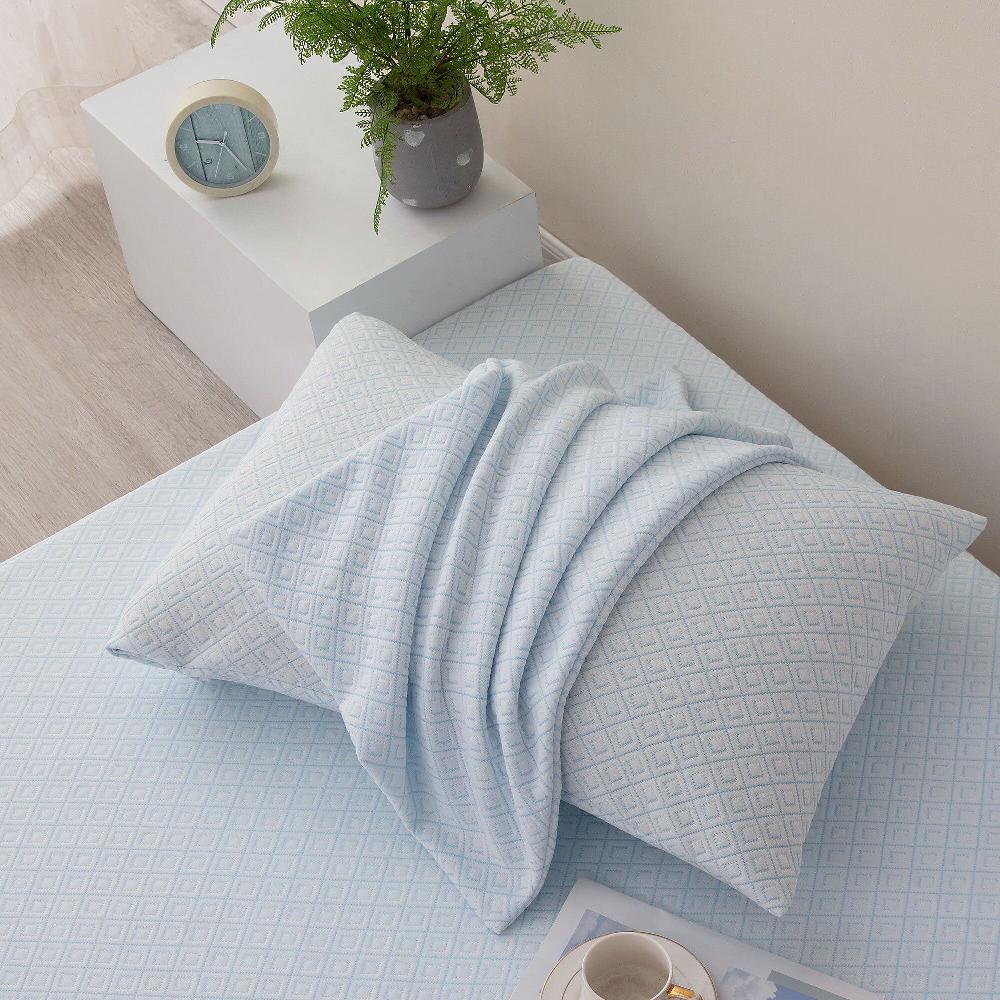 QVC Nuage Argenté Set 2 Copriguanciali Fresh In Microfibra 50x80cm