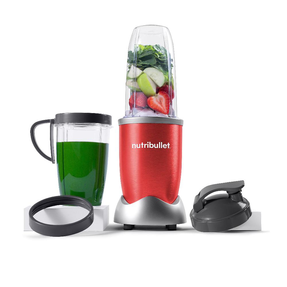 QVC Nutribullet NB907R Frullatore con caraffa 2 anelli e coperchio