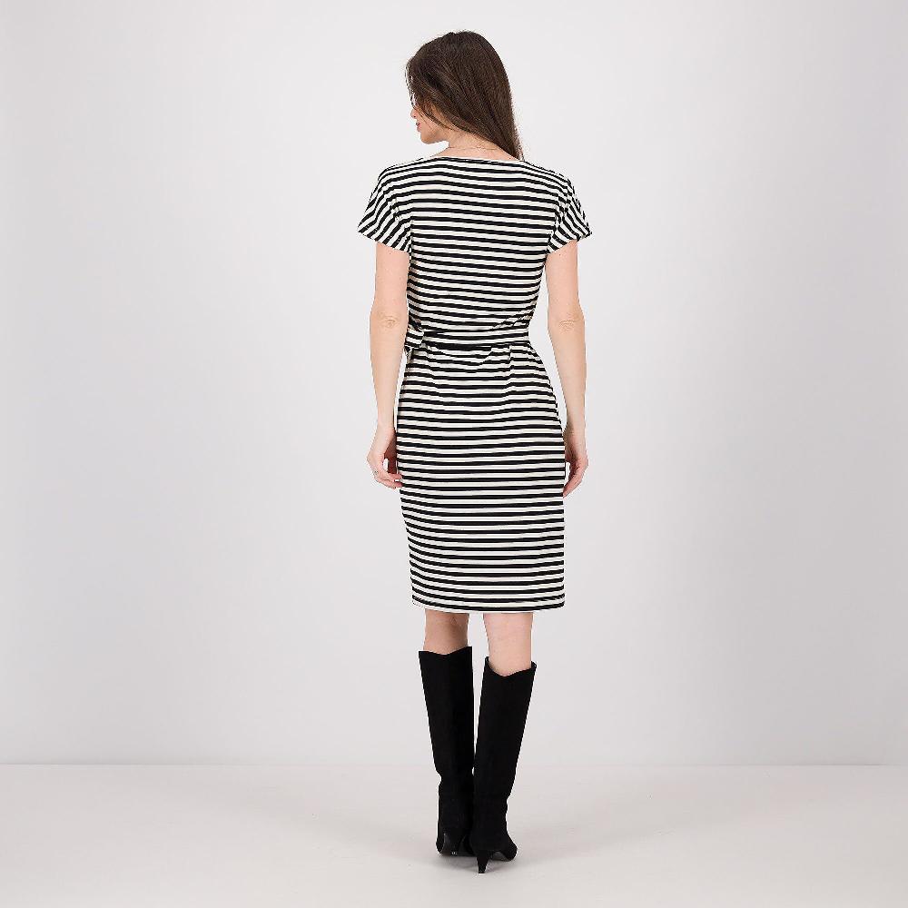 QVC Officina Della Moda Abito In Jersey Con Collo Cappuccio E Manica Corta