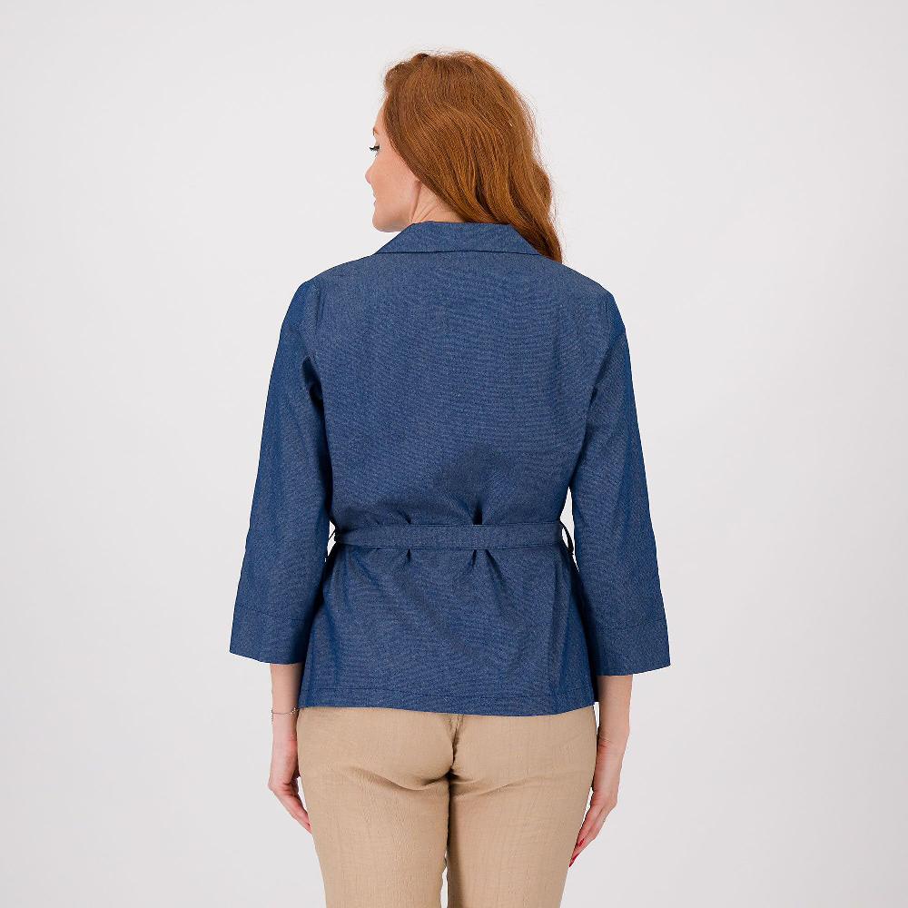 QVC Officina Della Moda Blazer Con Cintura E Tasche Tipo Sahariana