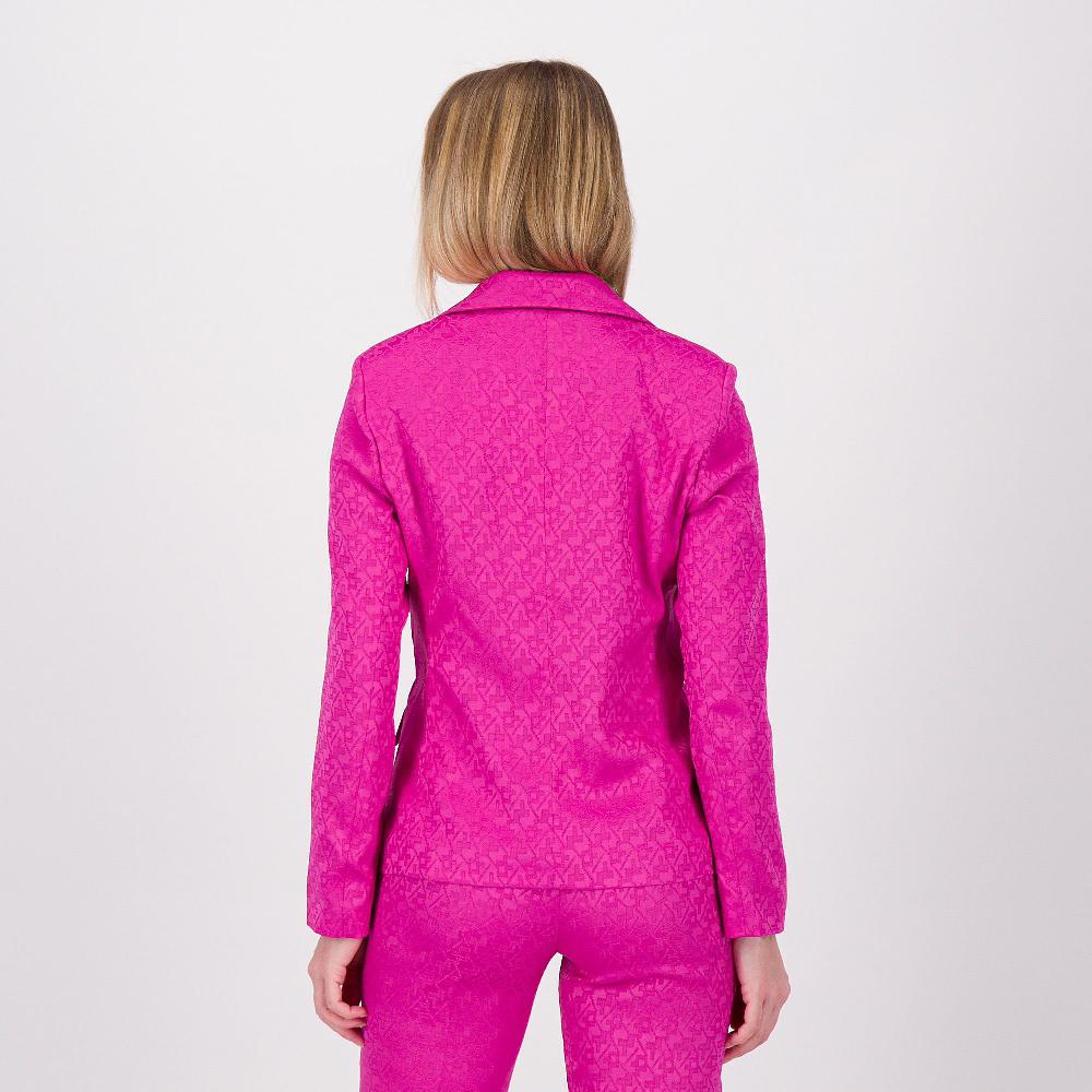 QVC Officina Della Moda Giacca Raso Jacquard Con Fodera