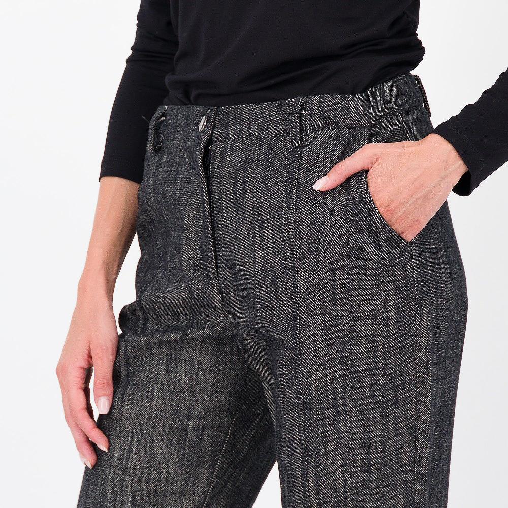 QVC Officina Della Moda Jeans Bootcut Con Elastico Dietro