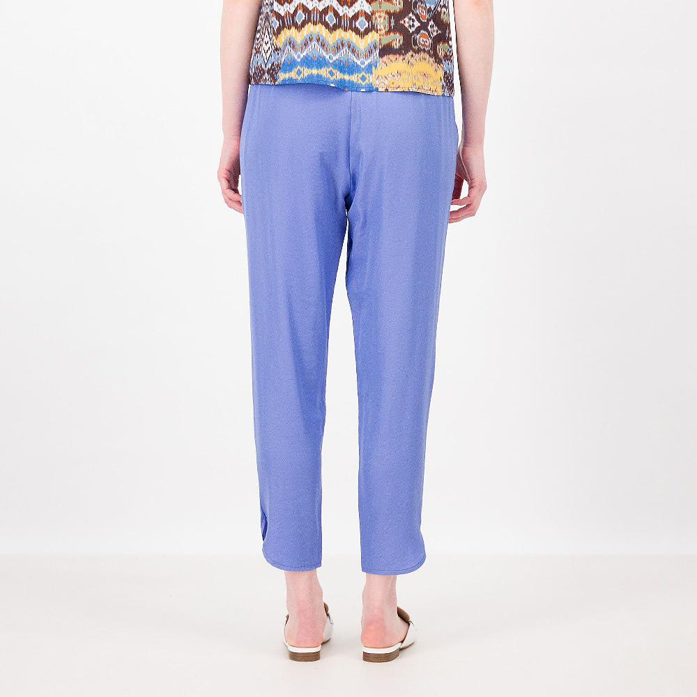 QVC Officina Della Moda Jogger In Raso Martellato Misto Viscosa