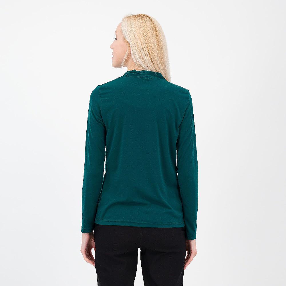QVC Officina Della Moda Maglia In Jersey A Manica Lunga Con Nodo