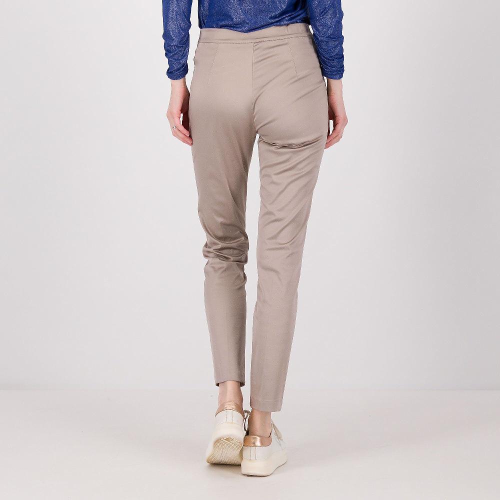 QVC Officina Della Moda Pantaloni A Sigaretta In Raso Di Cotone