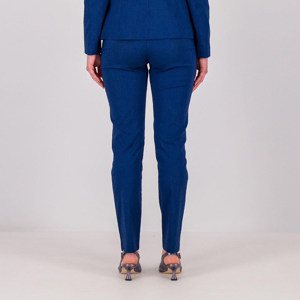 QVC Officina Della Moda Pantaloni A Sigaretta In Shantung Stretch