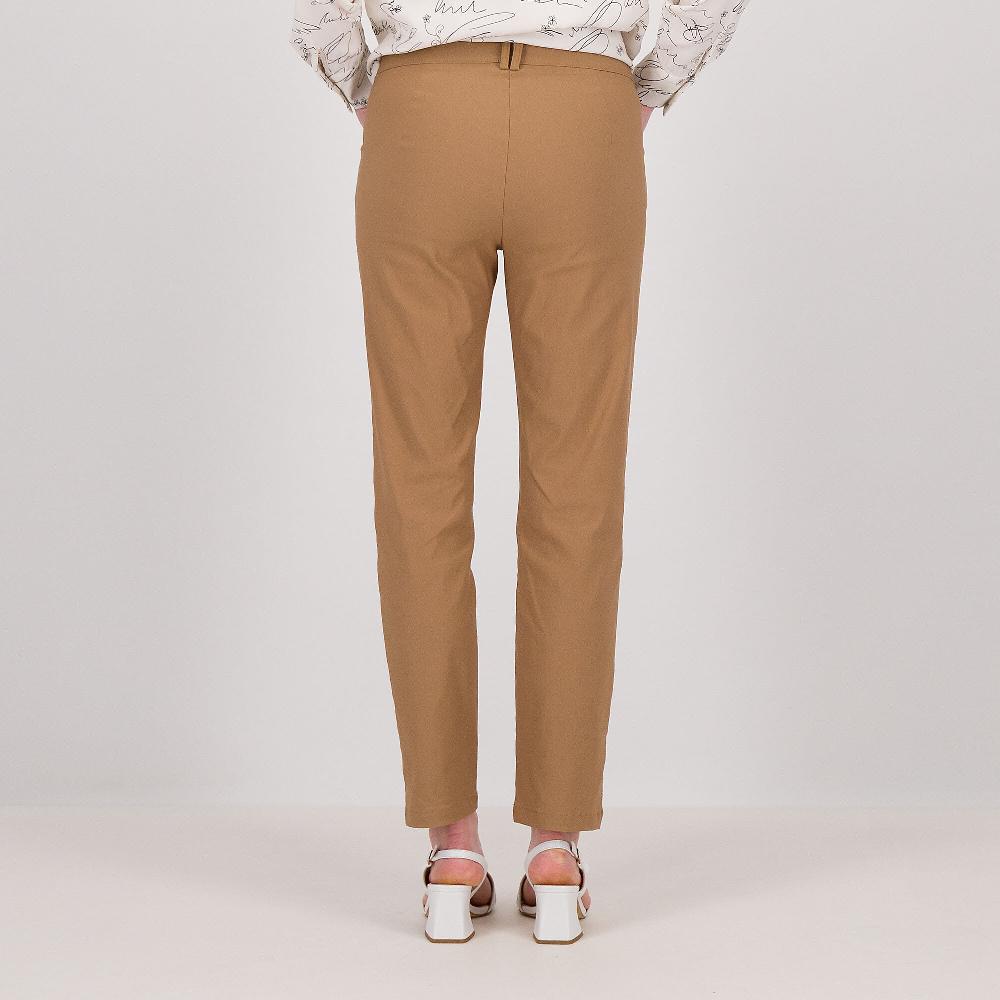QVC Officina Della Moda Pantaloni A Sigaretta Super Stretch Con Doppi Passanti