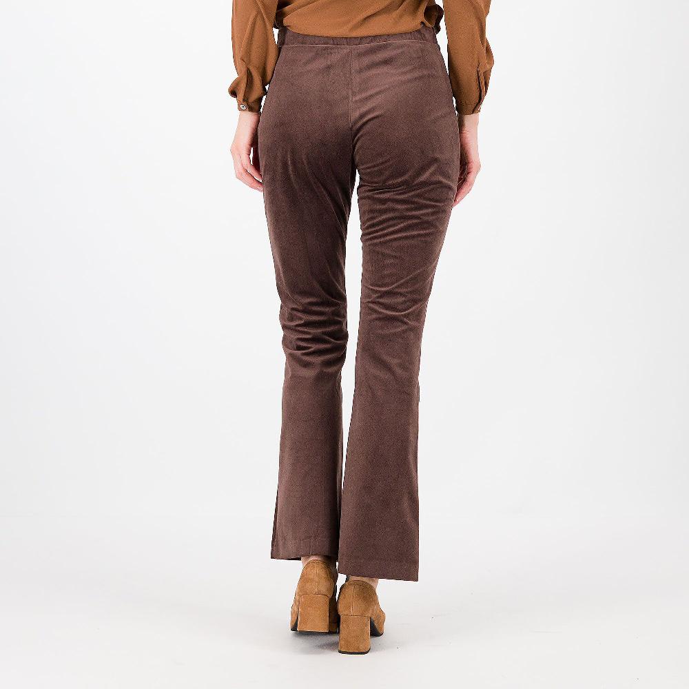 QVC Officina Della Moda Pantaloni A Zampa In Velluto Anche Petite