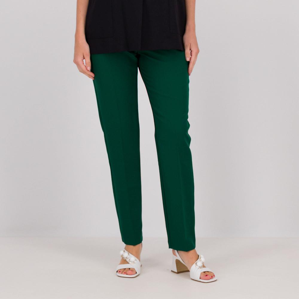 QVC Officina della Moda Pantaloni bi-stretch fascia alta in vita