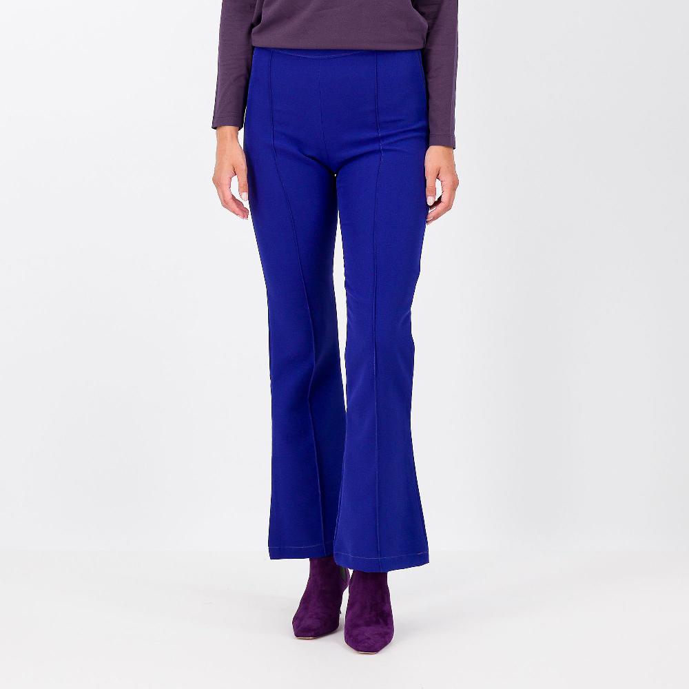 QVC Officina della Moda Pantaloni bootcut in tessuto bi-stretch