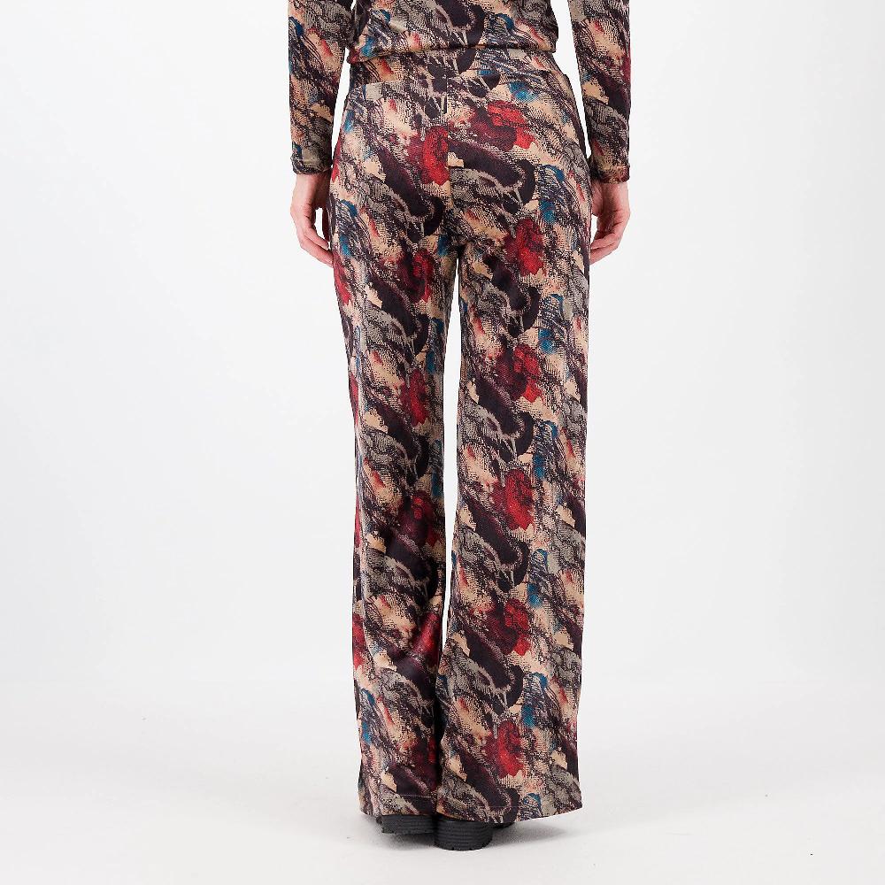 QVC Officina Della Moda Pantaloni Fantasia In Velluto