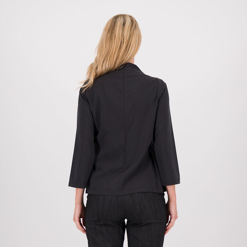 QVC Olly Doo Blusa Con Collo A Cratere In Tessuto Con Modal