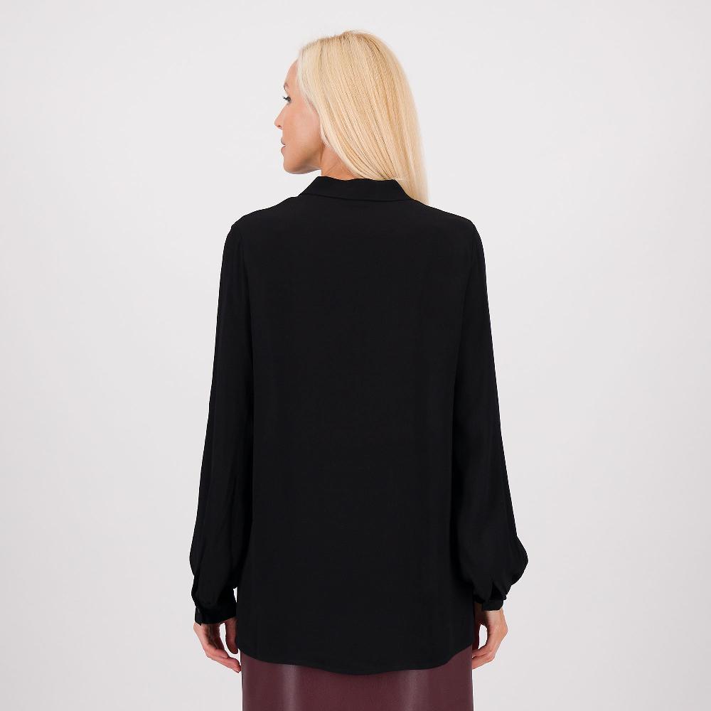 QVC Olly Doo Camicia In Crêpe Di Viscosa A Maniche Lunghe