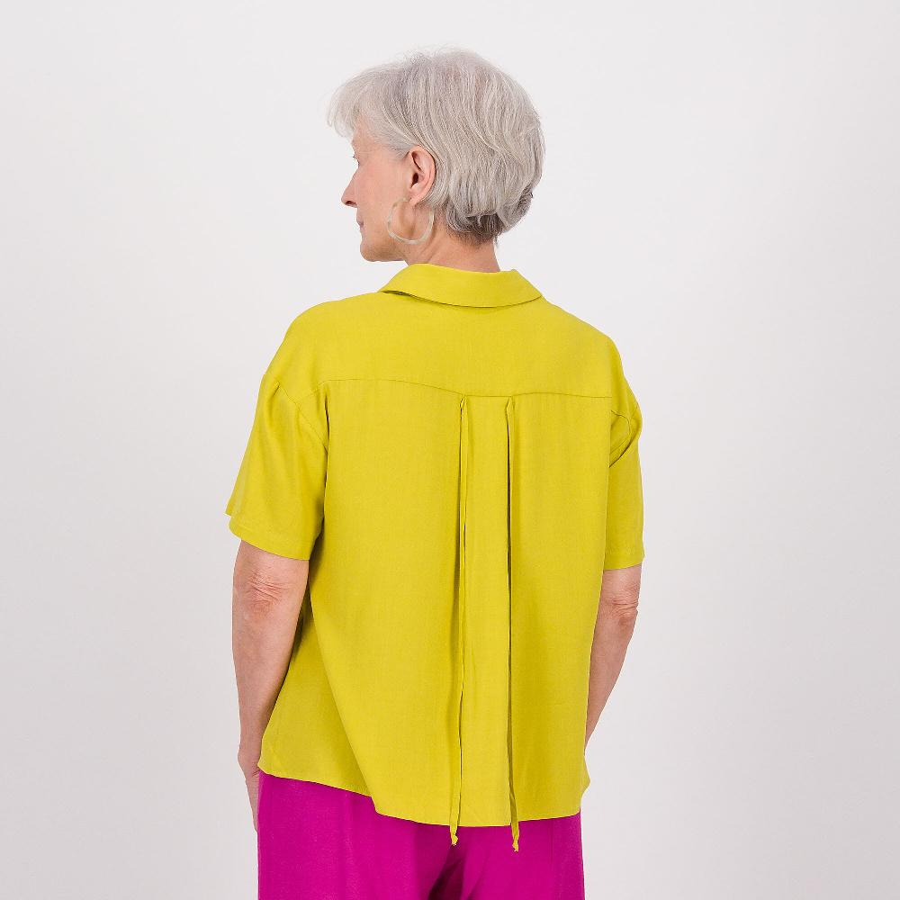 QVC Olly Doo Camicia In Mussola Di Viscosa In Tinta Unita