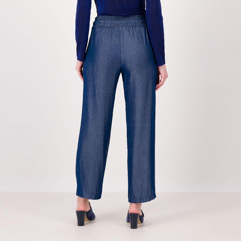 QVC Olly Doo Jogger In Chambray Cangiante Di Misto Viscosa
