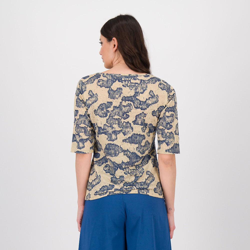 QVC Olly Doo Maglia Maniche Corte In Jersey Con Lamé