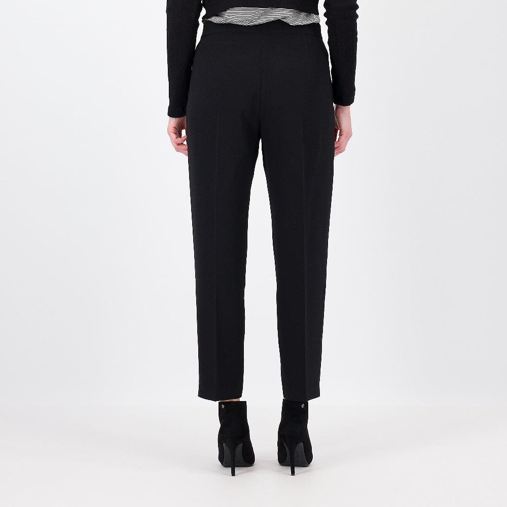 QVC Olly Doo Pantaloni A Carota In Tessuto Mano Crépe